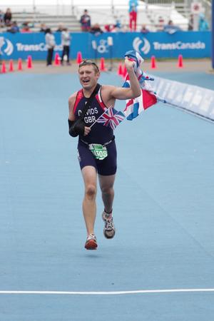Barry Davids at the Triathlon World Championships.