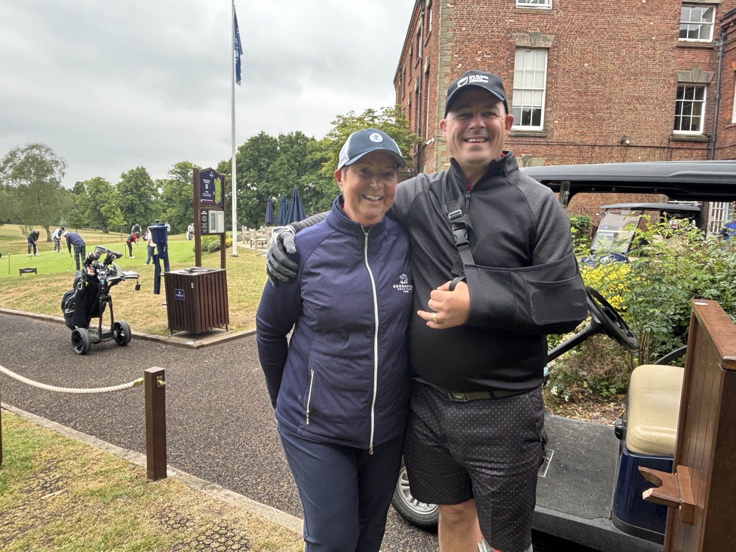 Judy and Duncan at IPF member golf day