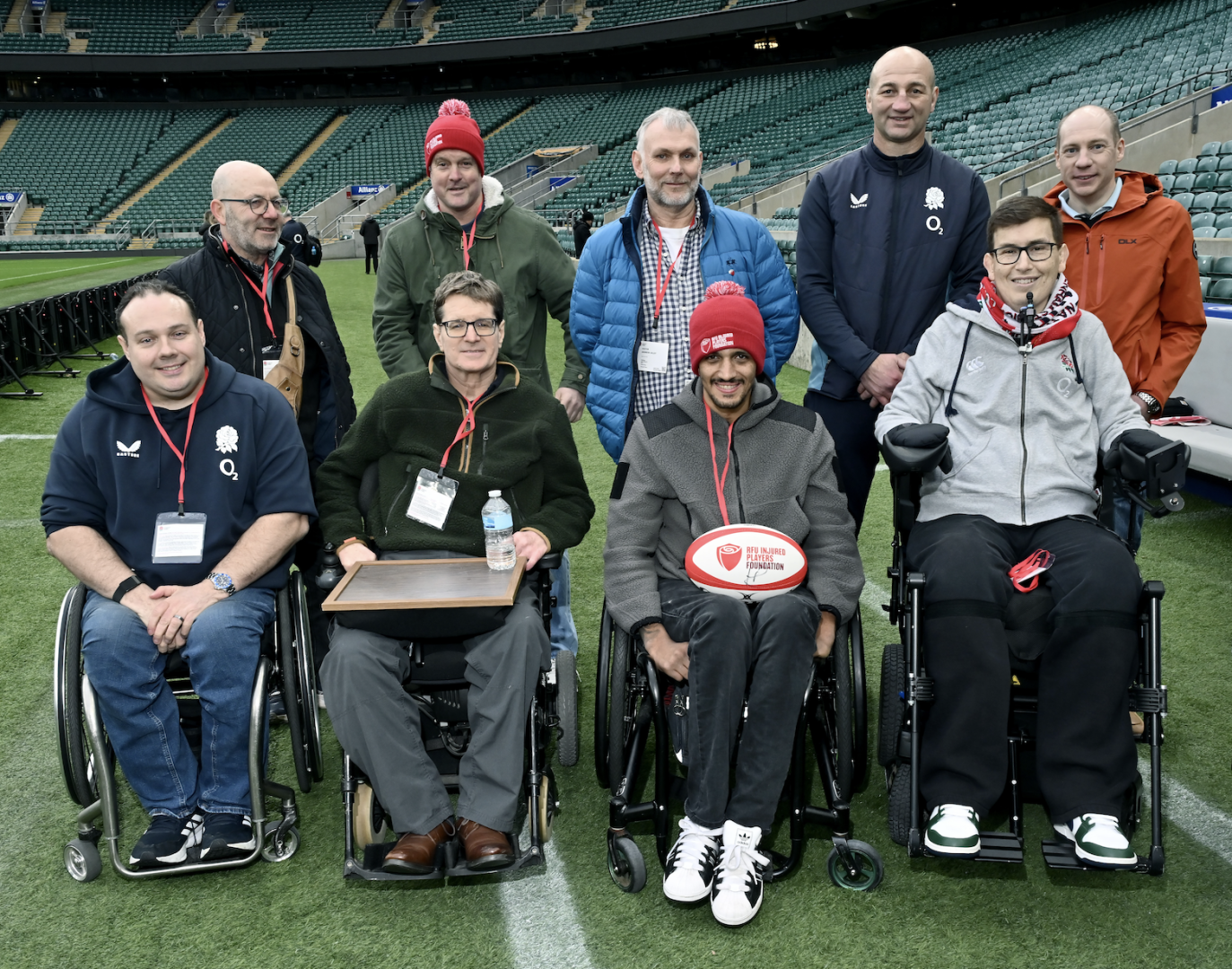 Steve Borthwick with injured players