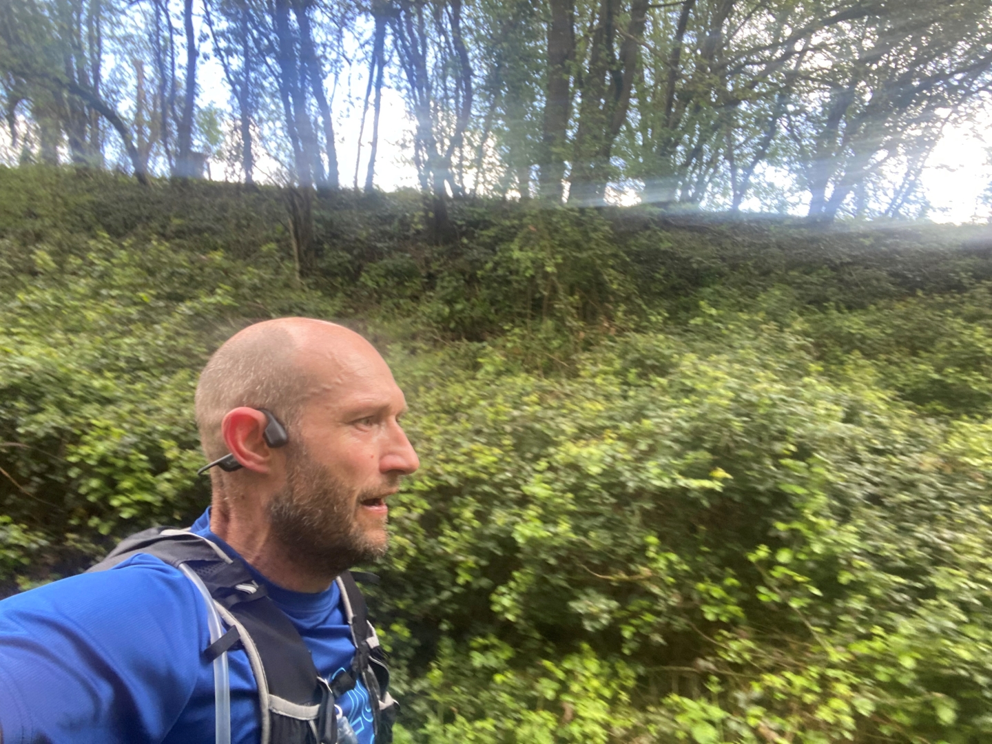 Keith Stokes trains for the London Marathon for the IPF