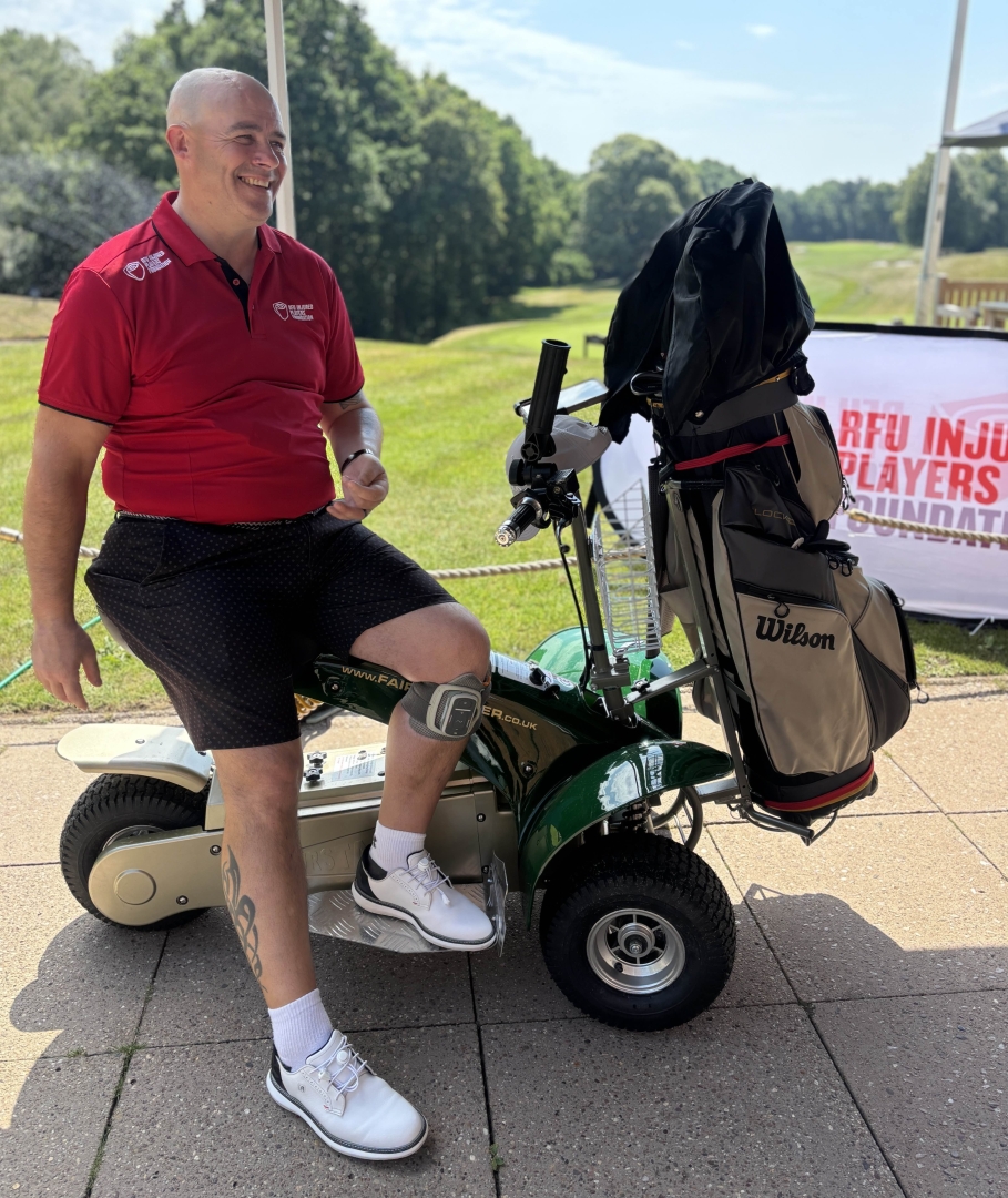 IPF Member Duncan o his G 3 Rider funded by the IPF