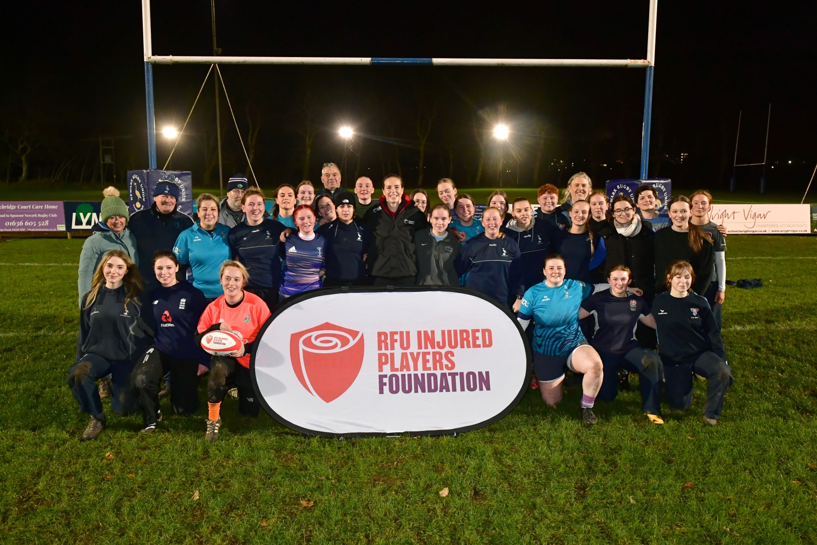 IPF Survey winners Newark Rugby Club and Emily Scarratt