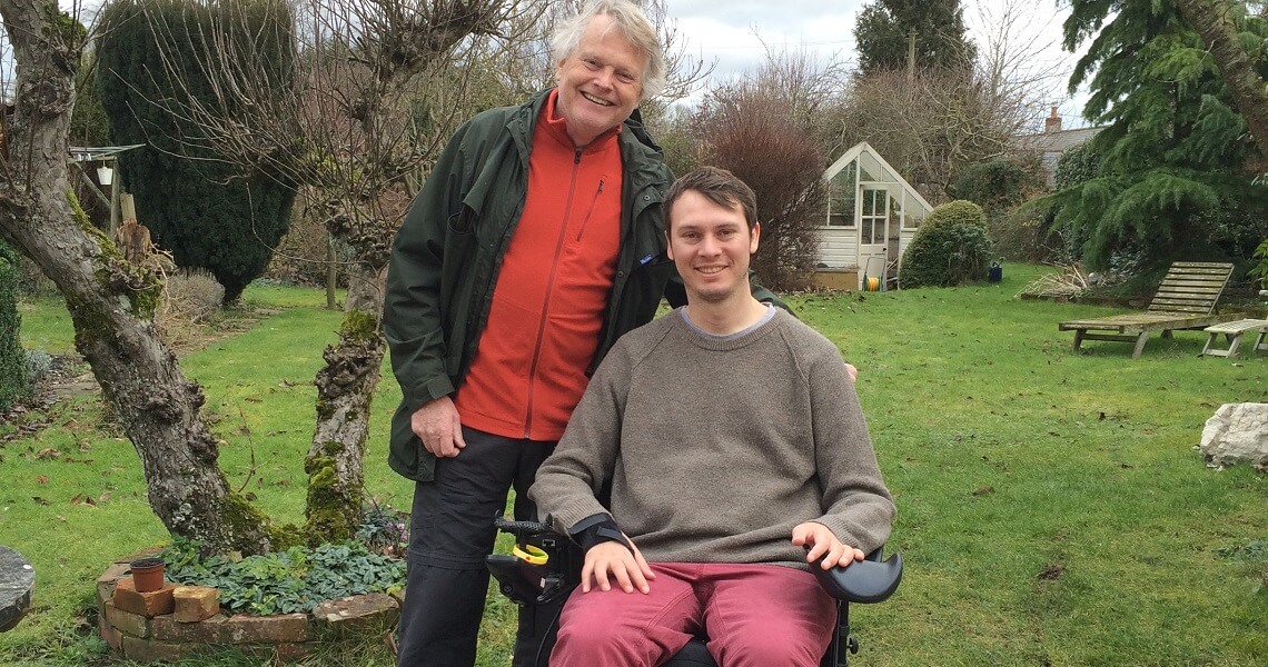 client jack f with parent